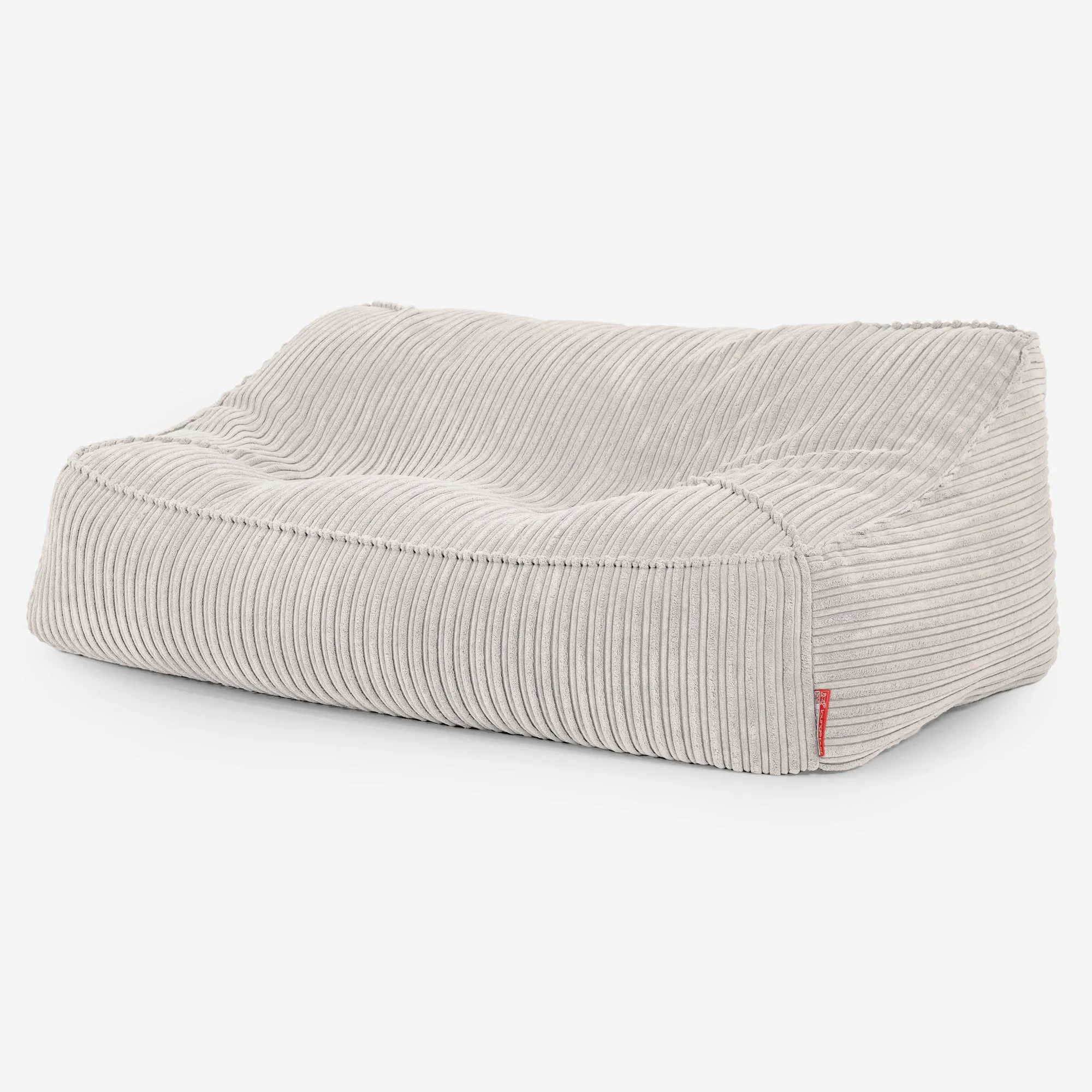 Sloucher Bean Bag Sofa - Cord Ivory